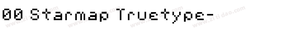 00 Starmap Truetype字体转换